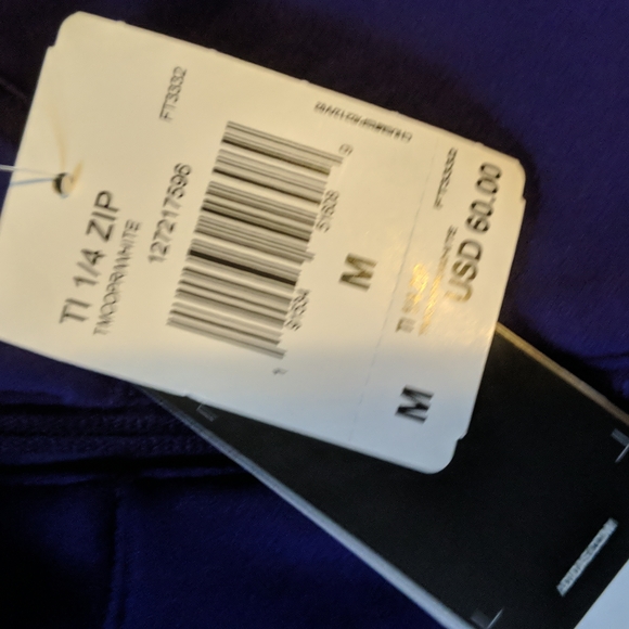 Women's Adidas Holy Cross Lacrosse quarter zip pullover - Picture 4 of 6